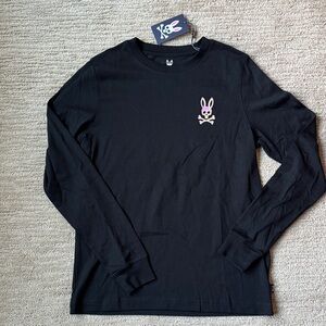 Psycho Bunny Black Long Sleeve Tee